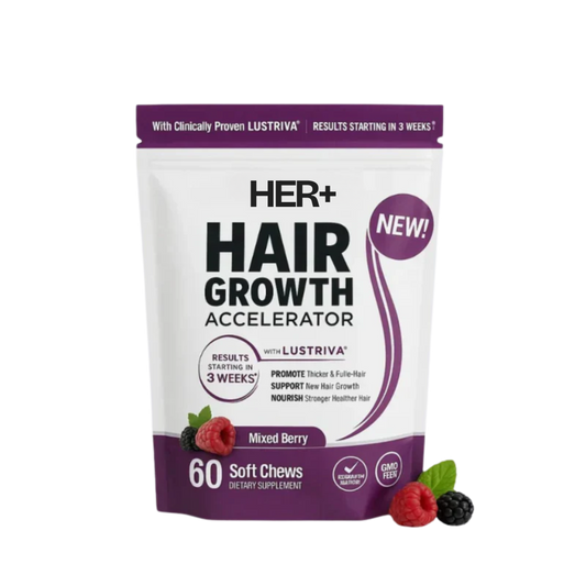Hair Growth Gummies for Thicker, Fuller Hair