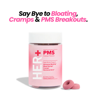 PMS Gummies for Cramps, Bloating & Mood Relief