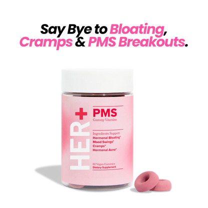 PMS Gummies for Cramps, Bloating & Mood Relief